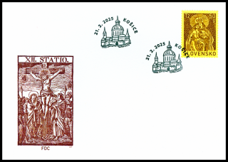 FDC - Velikonoce 2025 Sakrální motivy historických rukopisů