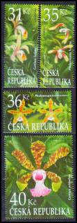 Botanická zahrada v Brně (známky z aršíku)