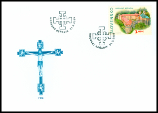 FDC - 950. výročí založení opatství v Hronském Beňadiku