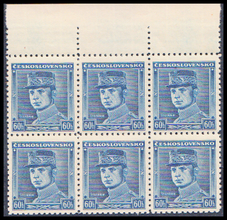 M. R. Štefánik (horní krajový šestiblok) 