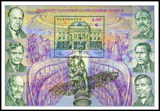 Významné osobnosti Slovenského národního divadla (aršík)