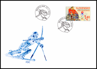 FDC - Sport - Zimní olympijské a paralympijské hry v Miláně a Cortině d’Ampezzo