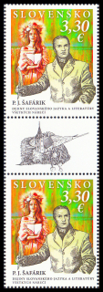 200.let vydání „Dějiny slovanského jazyka“ P. J. Šafárika (svislé meziarší - Z+K+Z)