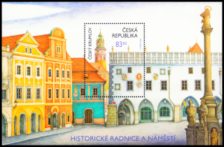 Historické radnice a náměstí - Český Krumlov (aršík)