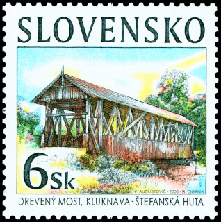 Historické mosty - dřevěný most v Kluknavě