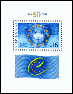 50. výročí založení Rady Evropy (aršík)
