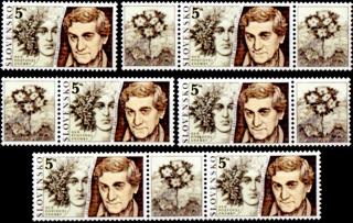 Den poštovní známky 1999 - A. Brunovský  (kombinace 6 zn.+ 5 K)
