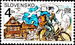 Den poštovní známky 1998 - Historie pošty